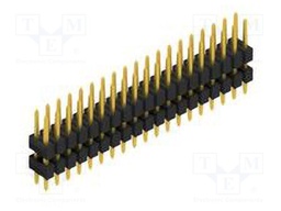 Connector: pin strips; pin header; male; PIN: 38; 2.54mm; THT; 2x19