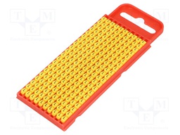Markers for cables and wires; Label symbol: L; 2÷2.8mm; yellow