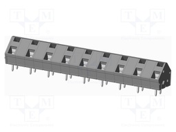 Connector: PCB terminal block; terminal; angled 45°; on PCBs