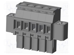 Connector: pluggable terminal block; plug; female; angled 90°