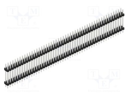 Connector: pin strips; pin header; male; PIN: 98; 2mm; THT; 2x49