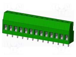 Connector: PCB terminal block; terminal; Plating: tinned; on PCBs