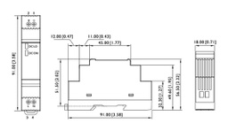 Power supply: switching; for DIN rail; 7.5W; 5VDC; 1.5A; 90÷264VAC