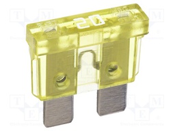 Fuse: fuse; 20A; 32VDC; automotive; 19.2mm; 19.2x5.2x19.2mm