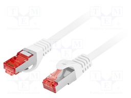 Patch cord; RJ45 plug,both sides; S/FTP; 6; stranded; Cu; LSZH