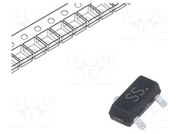 Transistor: N-MOSFET; unipolar; 50V; 0.22A; 0.32W; SOT23