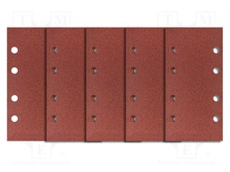 Cleaning cloth: sandpaper; Granularity: 60; Mounting: bur; 5pcs.