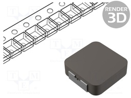 Inductor: wire; SMD; 680nH; Ioper: 15.1A; 6.2mΩ; ±20%; Isat: 17A