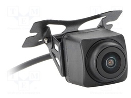 Rear view camera; 170°; black; 12VDC; 26.3x26.2x23.2mm; universal