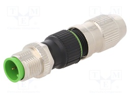 Plug; M12; PIN: 4; male; A code-DeviceNet / CANopen; for cable; IDC