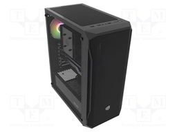 Case; black; Jack 3.5mm socket x2,USB A socket x3; SHOBO