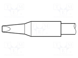 Tip; chisel; 2.2x1mm; longlife