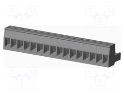 Connector: pluggable terminal block; plug; female; straight; grey