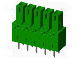 Connector: pluggable terminal block; socket; female; straight