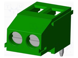 Connector: PCB terminal block; terminal; Plating: tinned; on PCBs