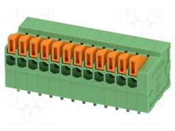 PCB terminal block, nominal current: 6 A, rated voltage (III