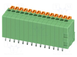 PCB terminal block, nominal current: 6 A, rated voltage (III