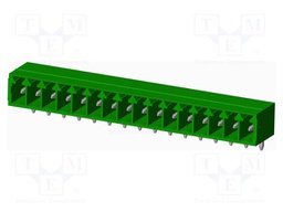 Connector: pluggable terminal block; socket; male; angled 90°