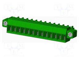 Connector: pluggable terminal block; plug; female; straight; 10A