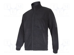 Fleece sweatshirt; Size: XXL; black; 290g/m2