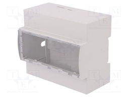 Enclosure: for computer; Raspberry Pi B+; ABS; grey; X: 106.3mm