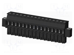Connector: pluggable terminal block; plug; female; angled 90°