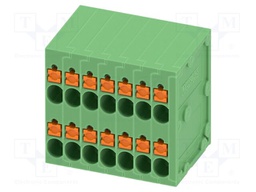 PCB terminal block, rated current: 10 A, rated voltage (III/
