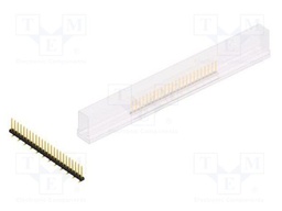 Connector: pin strips; pin header; male; PIN: 24; 2mm; SMT; 1x24