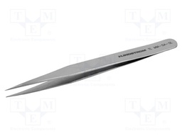 Tweezers; 130mm; Blades: straight; Blade tip shape: sharp