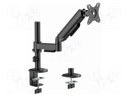 Holder; 9kg; 17÷32"; black; 75x75mm,100x100mm; monitor x1