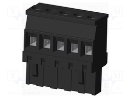 Connector: pluggable terminal block; plug; female; angled 90°