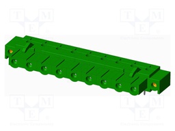 Connector: pluggable terminal block; socket; female; angled 90°