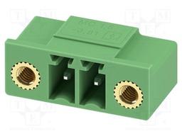 PCB headers, nominal cross section: 1.5 mm2, color: green, n