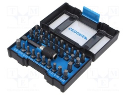 Kit: screwdriver bits; plastic box; 32pcs.