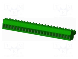 Connector: pluggable terminal block; plug; female; straight; 10A