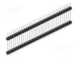 Connector: pin strips; pin header; male; PIN: 33; 2.54mm; THT; 1x33