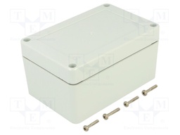 Enclosure: multipurpose; X: 80mm; Y: 120mm; Z: 60mm; ZP; light grey