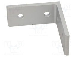 Stopper; for profiles; W: 27mm; L: 60mm; polyamide; Colour: black