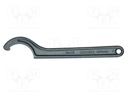 Wrench; hook; tool steel; 465mm; Plating: phosphated
