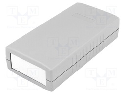 Enclosure: with panel; X: 60mm; Y: 120mm; Z: 30mm; ABS; dark grey