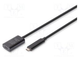 Repeater USB; USB 3.2 Gen 2,with amplifier; 5m; black