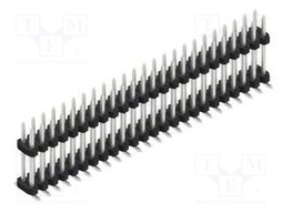 Connector: pin strips; pin header; male; PIN: 48; 2mm; SMT; 2x24