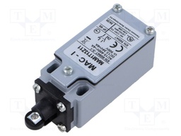 Limit switch; plastic roller Ø11mm; NO + NC; 10A; max.400VAC