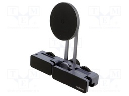 Car holder; grey; mounted on car display