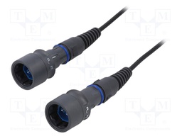 Connector: fiber optic; patchcord; PIN: 2; bayonet; Buccaneer 6000