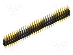 Connector: pin strips; pin header; male; PIN: 60; 2mm; THT; 2x30