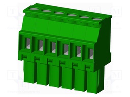 Connector: pluggable terminal block; plug; female; angled 90°