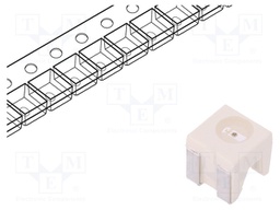IR transmitter; 4040; 860nm; transparent; 10mW; 60°; SMD; 70mA