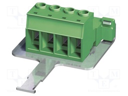 PCB connector, nominal cross section: 16 mm?, color: green,