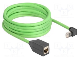 Extender Ethernet; SF/UTP; Cat: 6a; Cu; 5m; PUR; green; 26AWG